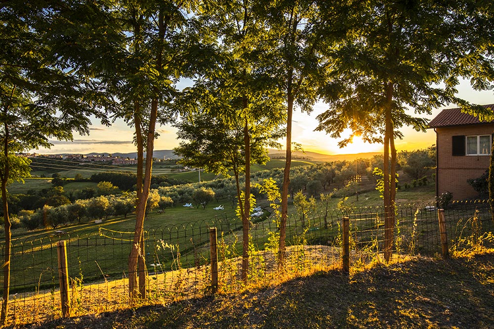 Ristorante Siena al tramonto